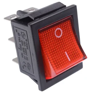 Rocker double pole switch